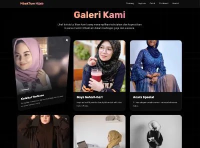 Salah satu halaman myWeb.id